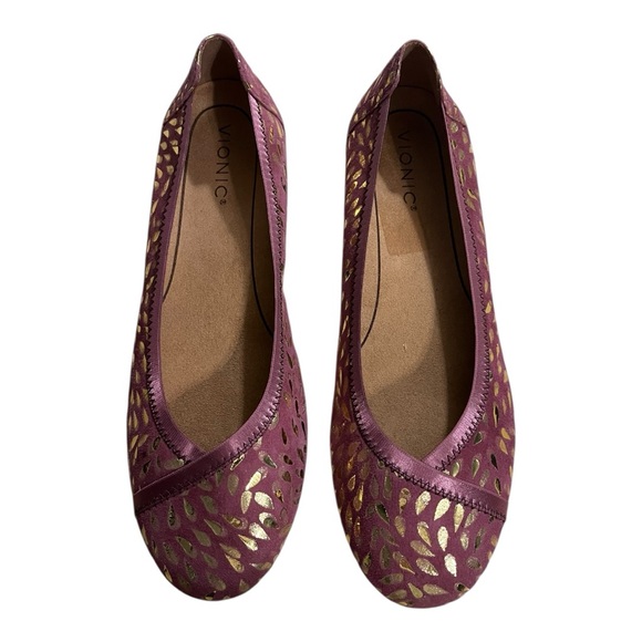 Vionic Caroll Suede Ballet Flats - Picture 2 of 9